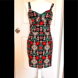Sassy embroidered “Just Me” dress from Mexico City.